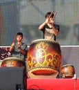 Native Drummers Perform in Taiwan