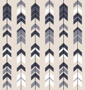 Colorful seamless Aztec arrows pattern