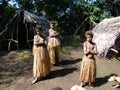 Native girls in Vanuatu