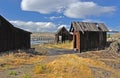 Native Indian Abandoned buildings Royalty Free Stock Photo