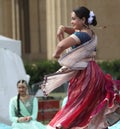 Native Indian woman dances at Cultural Festival