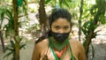 The native Indians that live at the Reserva Pataxo da Jaquerira near Porto Seguro.