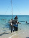 Native Malagasy fishermen