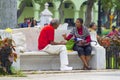 Native people in Havana Cuba,, Caribbean Royalty Free Stock Photo