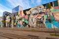 Native People Mural in Rio de Janeiro Royalty Free Stock Photo