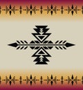Native southwest american, indian, aztec, geometric seamless pat Royalty Free Stock Photo