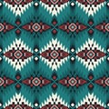 Native Southwest American, Indian, Aztec, Navajo seamless pattern. Geometric design Royalty Free Stock Photo