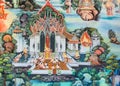 Native Thai Buddhist mural