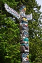 Native Totem Pole Royalty Free Stock Photo
