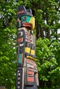 Native Totem Pole Royalty Free Stock Photo
