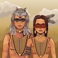 natives couple warriors