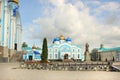 The Nativity-Bogoroditsky church of the Zadonskiy monastery in Zadonsk town, Russia