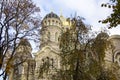 Nativity Cathedral Riga latvia in autumn Royalty Free Stock Photo