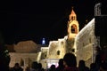 Nativity church at Christmas eve in Bethlehem, West bank, Palestine, Israel Royalty Free Stock Photo