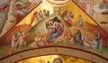 Nativity fresco on Tabor Royalty Free Stock Photo