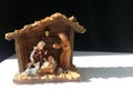 Nativity manger background Royalty Free Stock Photo
