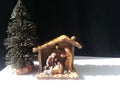 Nativity manger background Royalty Free Stock Photo