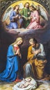 Nativity Painting Peter& x27;s Chapel Church Basilica Altar Lucerne Switzerland