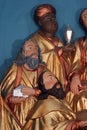 Nativity Scene, Adoration of the Magi Royalty Free Stock Photo
