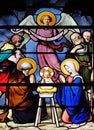 Nativity Scene, Adoration of the Shepherds Royalty Free Stock Photo