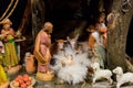 Nativity scene with baby Jesus Royalty Free Stock Photo
