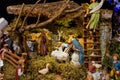 Nativity scene with baby Jesus Royalty Free Stock Photo