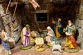 Nativity scene with baby Jesus Royalty Free Stock Photo