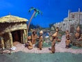 Nativity scene in the Christian tradition Royalty Free Stock Photo