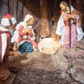 Nativity scene before christmas Royalty Free Stock Photo