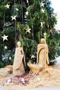 Nativity scene, details, in Conegliano Veneto Royalty Free Stock Photo