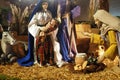 Nativity Scene in Rome, Italy Royalty Free Stock Photo