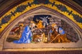 Nativity Scene Fresco Santa Maria Novella Church Florence Italy Royalty Free Stock Photo