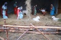 Nativity scene: gifts of the magi Royalty Free Stock Photo