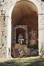 The nativity scene at Greccio, Italy