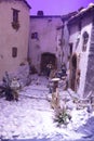 The nativity scene at Greccio, Italy