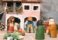 Nativity scene with Holy Family in South American style