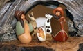 Nativity scene with Holy Family in South American style