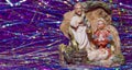 Nativity scene Jesus Christ, Mary and Josef Royalty Free Stock Photo