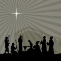 Nativity scene. Merry christmas Royalty Free Stock Photo