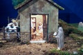 Nativity Scene in Rome, Italy Royalty Free Stock Photo