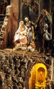 Nativity scene in Rome, Italy Royalty Free Stock Photo