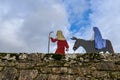 Nativity scene in Tui - Portugal Royalty Free Stock Photo