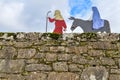 Nativity scene in Tui - Portugal Royalty Free Stock Photo