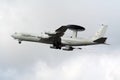 NATO AWACS E-3 Sentry plane Royalty Free Stock Photo