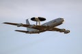 NATO Boeing E-3 Sentry AWACS radar plane Royalty Free Stock Photo