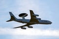 NATO Boeing E-3 Sentry AWACS radar plane Royalty Free Stock Photo