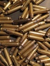 NATO caliber rifle shells Royalty Free Stock Photo