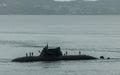 Nato drill with the Dutch navy submarine U36 Type 212A in the fjord in Norway