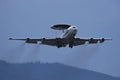 NATO Early Warning Control Force Boeing E-3A AWACS flying at Zeltweg Air Base