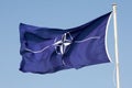 NATO-Flag Royalty Free Stock Photo
